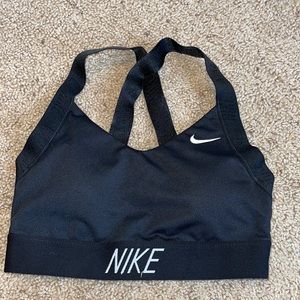 Nike sports bra black small